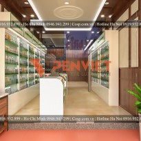 Thiết kế quầy thuốc Huy Hoàng - Chú Mão - Hiệp Hòa - Bắc Giang