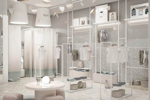 Mẫu thiết kế shop thời trang trẻ em - Dành cho các thiên thần nhỏ