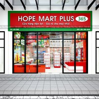 Thiết kế cửa hàng tiện lợi Hope Mart Plus