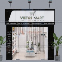 Thiết kế shop thực phẩm nhập khẩu Việt OZ Mart
