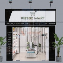 Thiết kế shop thực phẩm nhập khẩu Việt OZ Mart