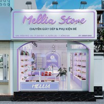 Thiết kế shop thời trang trẻ em Mellia Store - Đồng Nai