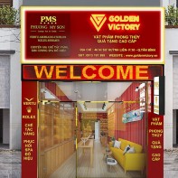 Thiết kế cửa hàng vật phẩm phong thủy Golden Victory - Quận Tân Bình