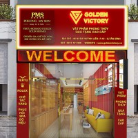 Thiết kế cửa hàng vật phẩm phong thủy Golden Victory - Quận Tân Bình