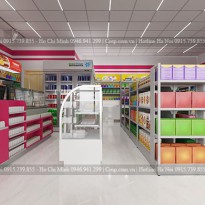 Thiết kế siêu thị mini Seven To One - 68m2 - Hà Nội