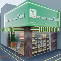 Thiết kế shop hệ thống hoa quả Tươi - Bình Thạnh