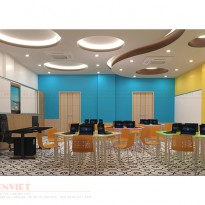 Thiết kế nội thất trung tâm giáo dục thường xuyên Hải Phòng
