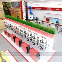 Thiết kế showroom thiết bị hàn cắt Weldtec