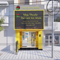 Thiết kế nhà thuốc Thế giới sức khỏe