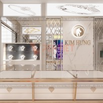 Thiết kế tiệm vàng Kim Hưng – Khánh Hòa