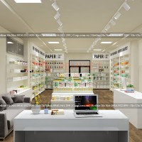 Thiết kế cửa hàng dụng cụ mỹ thuật - Chị Hương