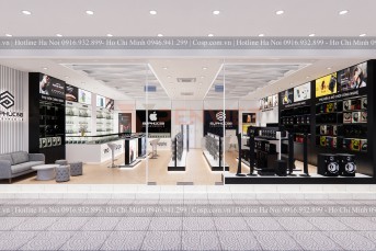 Thiết kế Showroom điện thoại Sự Phúc 68