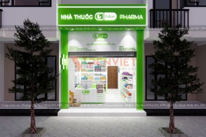 Thiết kế nhà thuốc ấn tượng - Định vị thương hiệu