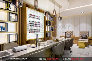 Đồng bộ trong thiết kế giữa không gian spa, nails và salon tóc