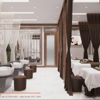 Dự án thiết kế spa GINNA theo phong cách tân cổ điển