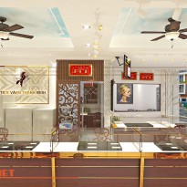 Nét đẹp sang trọng trong mẫu thiết kế tiệm vàng Thanh Bình - TP Hồ Chí Minh