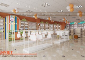 Thiết kế shop mẹ và bé