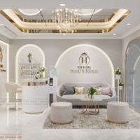 Thiết kế spa Hương Beauty Academy theo phong cách hiện đại