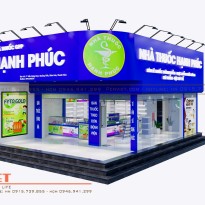 Giải pháp thiết kế nhà thuốc Hạnh Phúc - Thanh Hóa 