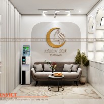 Phong cách hiện đại trong mẫu thiết kế spa Moon chị Hòa - Vinhomes Ocean Park 