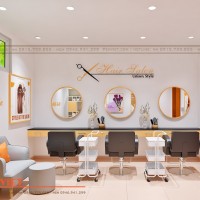 Phong cách hiện đại trong mẫu thiết kế salon tóc, gội đầu - TP Thủ Đức 