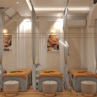 Thiết kế thẩm mỹ viện Lê Duyên kết hợp mô hình nội thất phòng ngủ - Bình Phước 