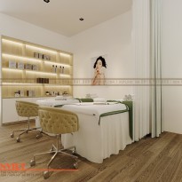 Thiết kế Spa Merit Beauty Center chị Phương theo phong cách hiện đại 