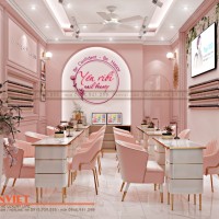Mãn nhãn với thiết kế tiệm tiệm Nail Yến Ribi
