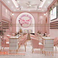Mãn nhãn với thiết kế tiệm tiệm Nail Yến Ribi