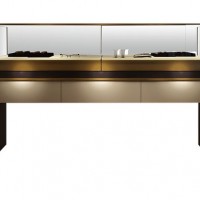 Kệ tủ trưng bày trang sức bằng gỗ công nghiệp bắt mắt