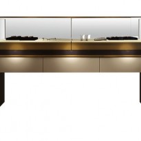 Kệ tủ trưng bày trang sức bằng gỗ công nghiệp bắt mắt