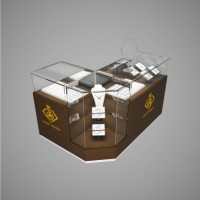 Tủ trưng bày trang sức chữ L