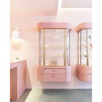 Kệ tủ trưng bày trang sức sát tường