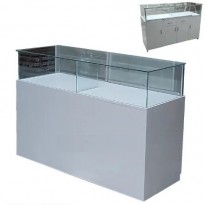 Tủ trưng bày vàng thiết kế hiện đại 