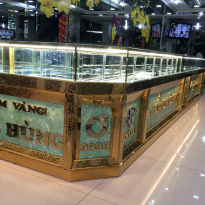 Mẫu tủ vàng bạc bằng inox 