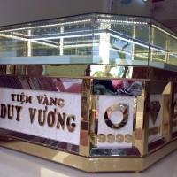 Mẫu tủ vàng inox thịnh hành hiện nay