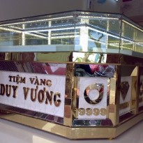 Mẫu tủ vàng inox thịnh hành hiện nay