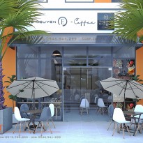 Ý tưởng độc đáo trong mẫu thiết kế quán cafe E-Coffee kết hợp shop trẻ em