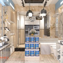 Thiết kế showroom vật liệu xây dựng Phong Phú - TP Hồ Chí Minh
