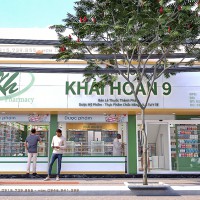 Thiết kế nhà thuốc Khải Hoàn phong cách hiện đại - Vĩnh Long 
