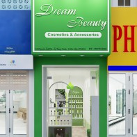 Giải pháp thiết kế shop mỹ phẩm Dream Beauty