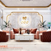 Vẻ đẹp sang trọng trong mẫu thiết kế phòng khám nha khoa Smile Center - Nguyễn Xiển 