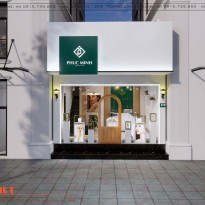 Mãn nhãn với thiết kế cửa hàng trang sức Phúc Minh ở Cầu Giấy