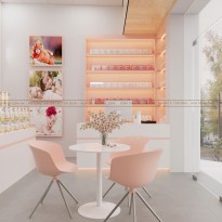 Vẻ đẹp hiện đại của mẫu thiết kế shop mẹ và bé Baby home - Phú Thọ 