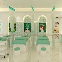 Mãn nhãn với thiết kế spa Annie Beauty theo phong cách hiện đại