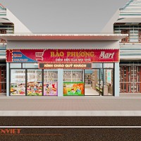Cải tạo tiệm tạp hóa kết hợp với bỉm sữa 26m2 tại Bắc Giang