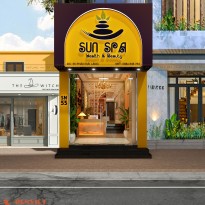 Thiết kế spa dưỡng sinh 220m2 tại Pháo Đài Láng, Đống Đa, Hà Nội