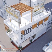 Thiết kế tiệm vàng Hoàng Yến 55m2 tại Bình Thuận