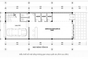 5+ Bản vẽ thiết kế shop thời trang đẹp, hiện đại, bố trí khoa học