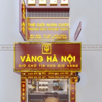 Thiết kế tiệm Vàng Hà Nội nổi bật và độc đáo